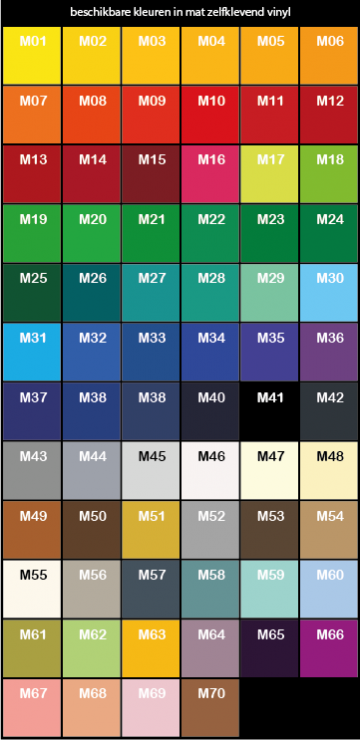 Matte kleuren langgerekt3tekengebied 1tekengebied 1